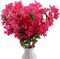 30 Inch Silk Bougainvillea Artificial Flowers, UV Resistant, 8 Pcs Faux Flower Stems with 24 Branches, Fake Bougainvillea Vines for Wedding, Porch, Garden, Home & Party Decor (Rose Red)